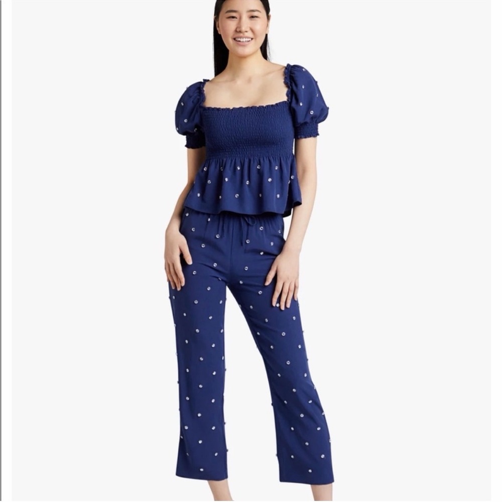 Hill House The Jewel Jammy Pants in Navy Blue - Size XXL
